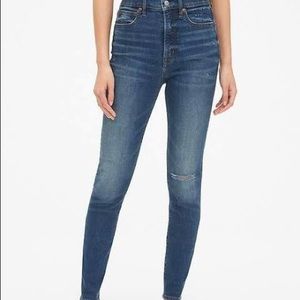 Gap Curvy True Skinny Denim Jeans Dark 